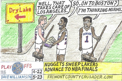 Nuggets sweep Lakers advance to NBA finals