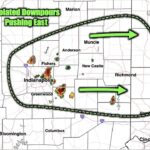 Indianapolis, Fishers and Muncie Watch Isolated Downpours Push East Overnight as Ground Runs Out of Room for More Rain