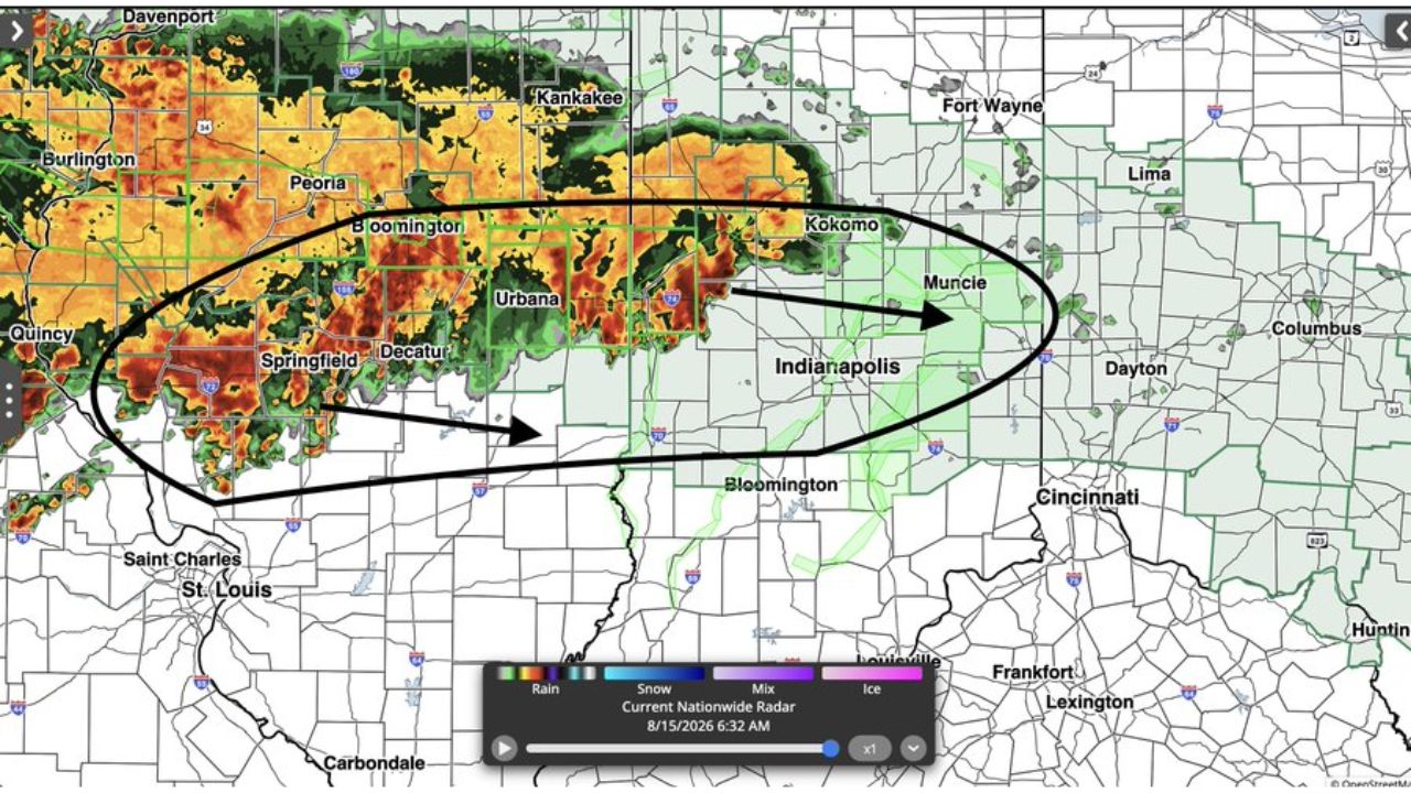 Kokomo, Muncie and Indianapolis Face Dangerous New Flooding Threat as Training Storms Bring 3-Plus Inch Rain Streaks to Rivers Already Running High